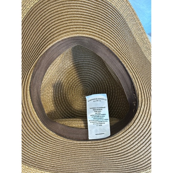 Vintage Sombreros Gonzalez Womens‎ Sun Hat Wide Brim Floppy Beach Derby main image 4